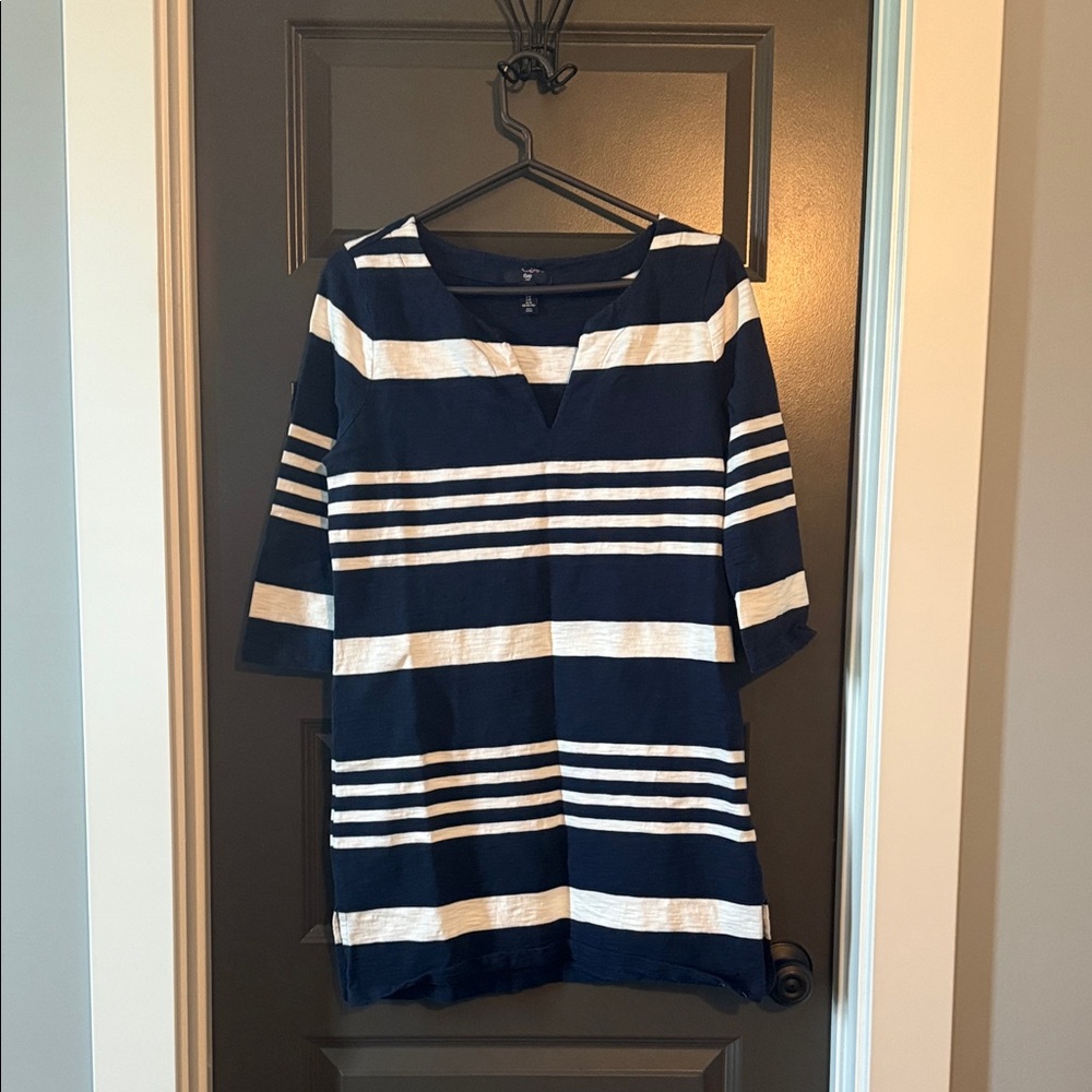 GAP Striped Navy and white Mini Dress